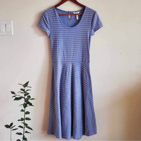 Matilda Jane Blue Exploration Striped Dress XS - Picture 2 of 6
